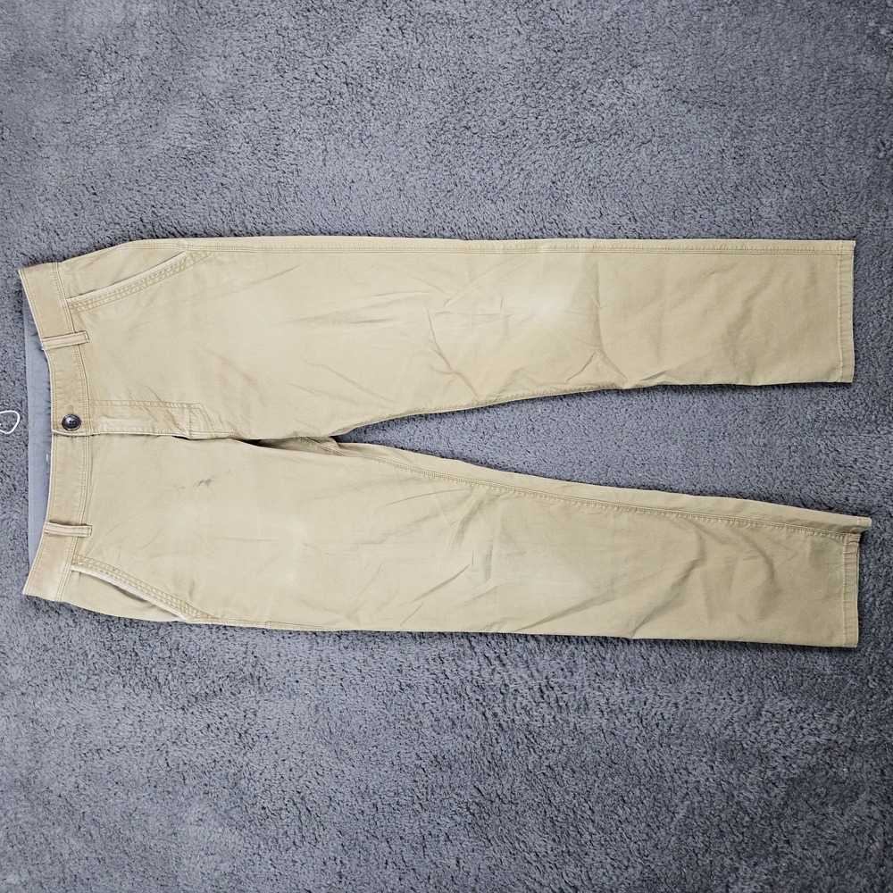 PrAna Mens 31X30 McClee Chino Pants Beige‎ Straight Fit Outdoor Casual